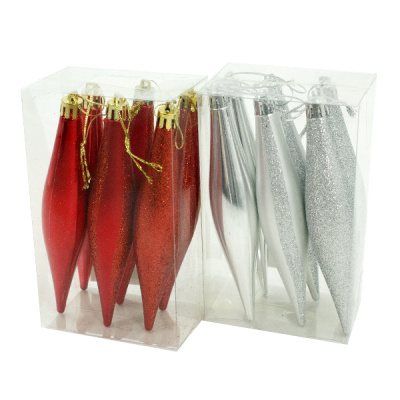 Украшение подвесное ЛЬДИНКА 14см набор 6шт