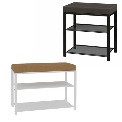 Банкетка "Торонто 13S" (TORONTO 13S banquet&shoes) 470 х 300 х 490