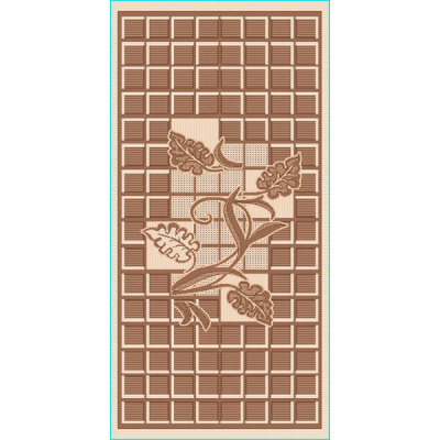 Циновка ЭКО 7915 размер 60х110, (0,66 м2) цвет бежевый, Россия