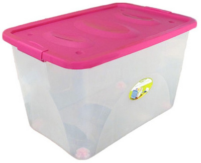 Ящик универсальный "Астело" 600х400х360мм на колесиках (то)