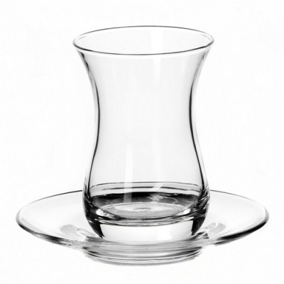 Стакан с блюдцем на 6 пер. 160 мл. (ЧАЙ КОФЕ)