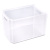 Ящик штабелируемый с крышкой "Модуль" М1 13л (прозрачный) (то)