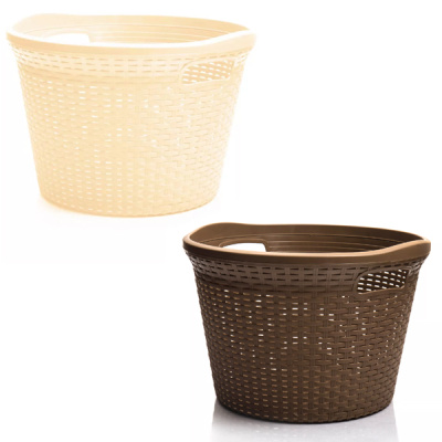 Корзина для белья "АРТЛАЙН" 32л круглая (то)