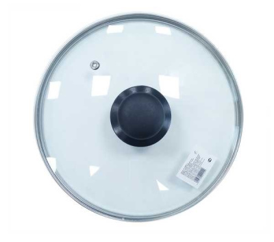 Крышка стеклянная с ручкой d30см