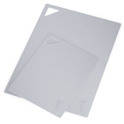 Набор гибких разделочных досок (352х252х4мм) (серый)  (то)