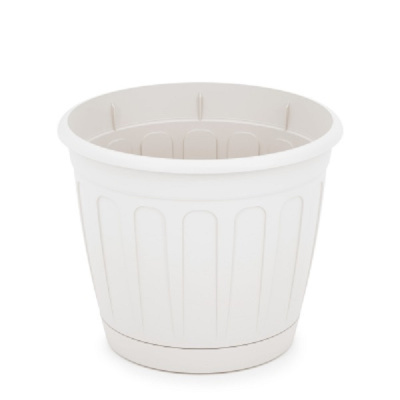 Горшок цв. "Дионис" 1,6л. с поддоном (белый)