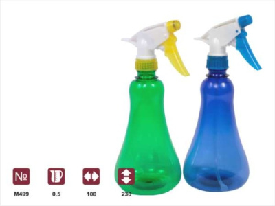 Распылитель жидкости 0,5л "Капелька" (микс) (то)