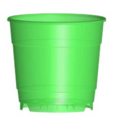 Горшок "Орхидея", D12, без поддона 0,75л зеленый (то)
