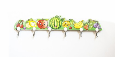 Планка дизайнерская с 6 крючками 