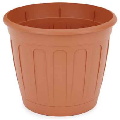 Горшок цв. "Дионис" 3,6л. с поддоном (коричневый)