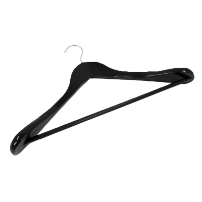 Вешалка для одежды деревянная 45*24см, цвет чёрный