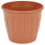 Горшок цв. "Дионис" 3,6л. с поддоном (коричневый)
