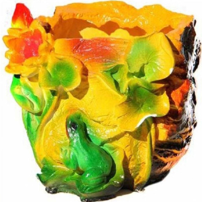 Кашпо "Лилия и лягушка" (160*200мм) 105