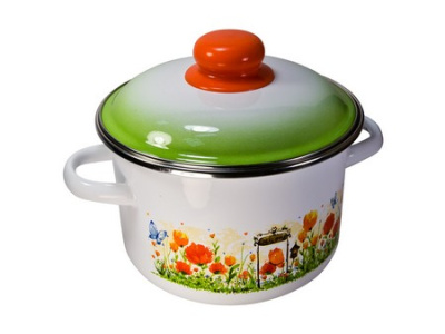 Кастрюля 3л. цил. бел. ГОЛЛАНДСКАЯ