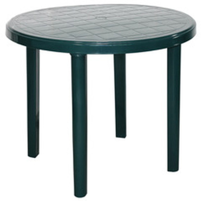 Стол круглый d 900 мм зелёный (то)