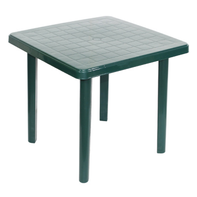 Стол квадратный 800*800 мм зелёный (то)