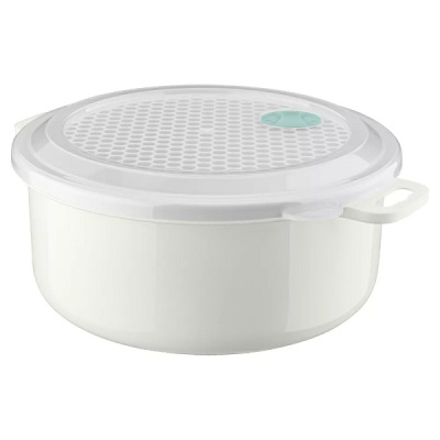 Емкость д/холодильника и СВЧ 230 мм, 3л св.-серый