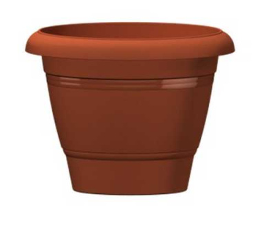 Горшок "Фестона", D17, с поддоном 1,6л терракотовый (то)