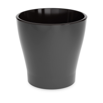 Горшок цв. для орхидеи 17л "Лея" двойной (графитовый)(то)
