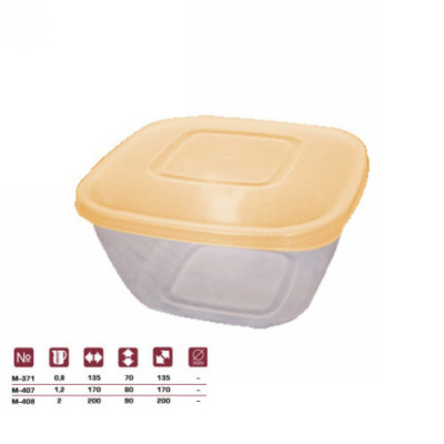 Емкость для СВЧ 1л квадр. (то)