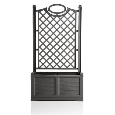 Ящик для цветов SEPARE, со стенкой и вкладышем (80*43*150см  около 120л) цвет антрацит