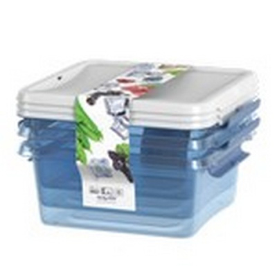 Набор контейнеров Monaco 0,85л (небесно-голубой) (то)