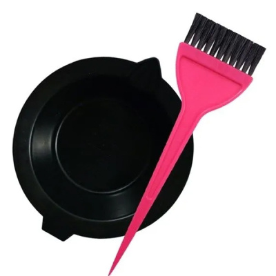 Набор для окрашивания волос (ванночка+1 кисть) (ассорти)