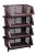 Этажерка "Универсал" 4-х секцион. (коричневый)(то)