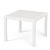 Стол "Ротанг-плюс" (940х940х740мм)(белый)  (то)