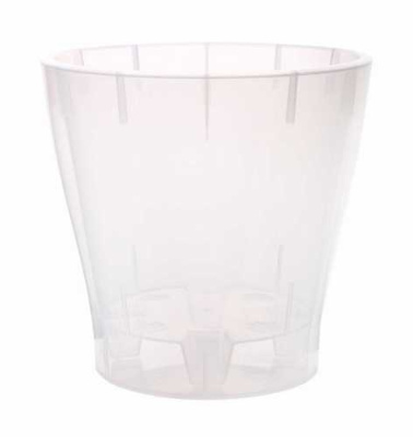 Горшок цв. для орхидеи 2,2л "Лея" двойной (прозрачный)