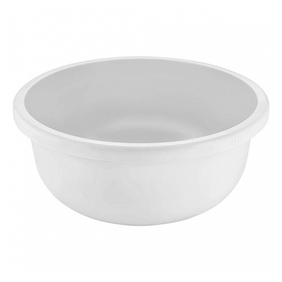 Таз круглый 6,5л Rock'n'Roll белый (то)