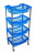Этажерка универсальная "Джета" 4 корзины на колесиках (то)