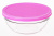 Салатник ШЕФ с розовой пласт.крышкой 2шт.  d17см.