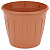 Горшок цв. "Дионис" 3,6л. с поддоном (коричневый)