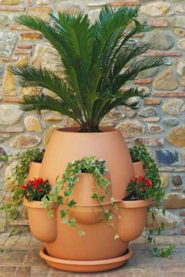 Кашпо ландшафтное ОАЗИС D-80см,H-80см (терракот) ~200 литров