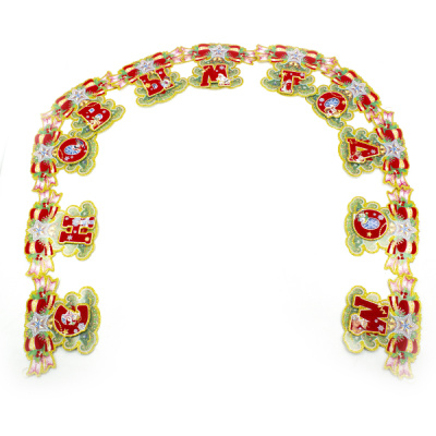 Украшение-гирлянда бумажная 2.2м С НОВЫМ ГОДОМ! 