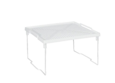 Подставка "Лофт" на металлических ножках 290х258 (белая) (то)