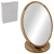 Зеркало овальное 23*16*13см,  в деревянной оправе 