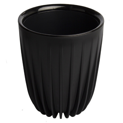 Горшок Сигма 3,3л с вкладкой Черный