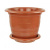 Горшок цв. с поддоном "Виола" 3,5л. (коричневый)(то)