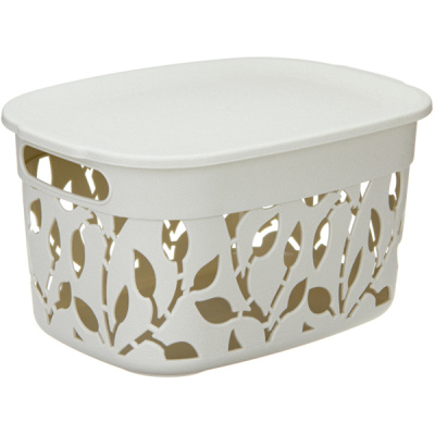 Коробка ФЛОРА 5,5л с крышкой (то)