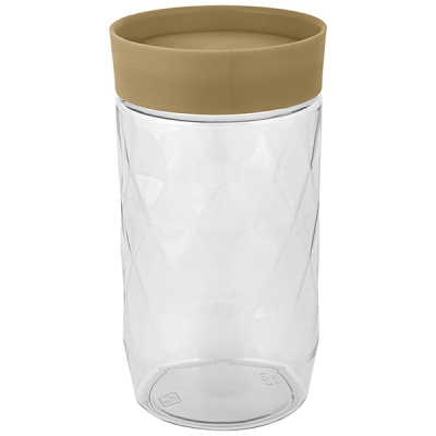 Банка для сыпучих продуктов Stockholm 1л шоколадный мокко (то)