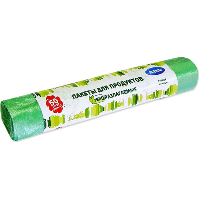 Пакеты для продуктов 3,7л/24*40см/50шт п/э  Антелла РОССИЯ