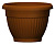 Горшок "Флора", D23, с поддоном 4л терракот (то)