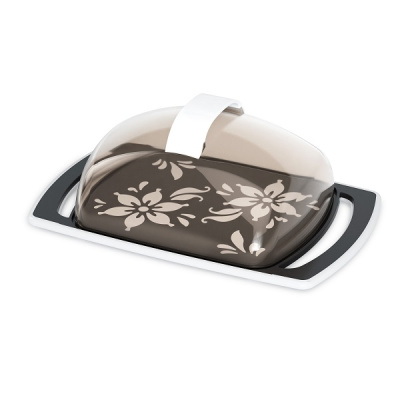 Маслёнка "Премьера" (серо-тонированный) (то)