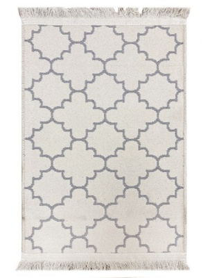 Коврик двухсторонний из хлопка 60х90 серый PAMUKLU DOUBLE , Турция