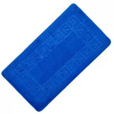 Комплект ковриков   из полипроп. на латексной основе, "L'CADESI  MONO" из 2-х шт, 60*100см, синий