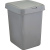 Контейнер для мусора 25л Step с крышкой Push to Open серый (то)