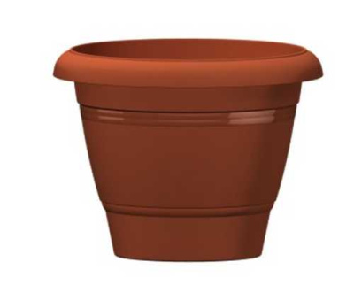 Горшок "Фестона", D22, с поддоном 3,3л терракотовый (то)