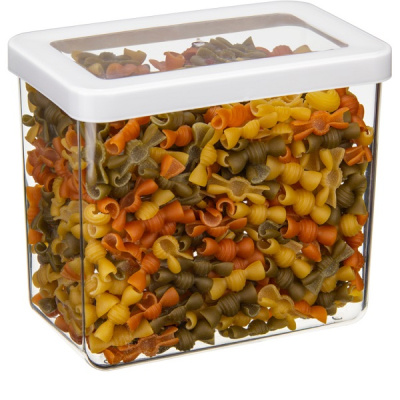 Емкость для сыпучих продуктов СТЕП 1,7л (белый) (то)